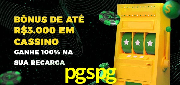 pgspg melhor bônus de depósito